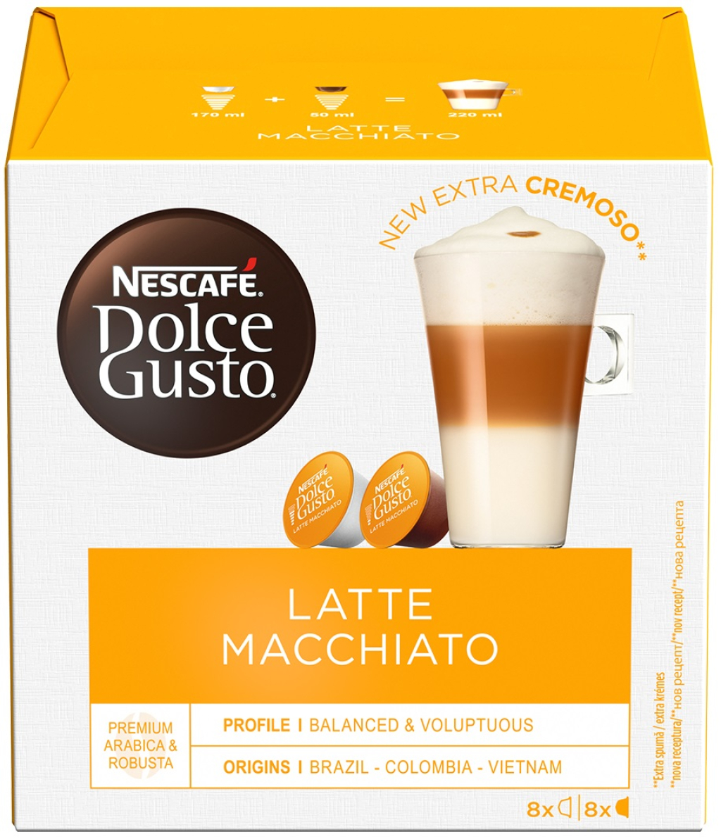 Кафе капсули NESCAFE Dolce Gusto Latte Macchiato 8 напитки